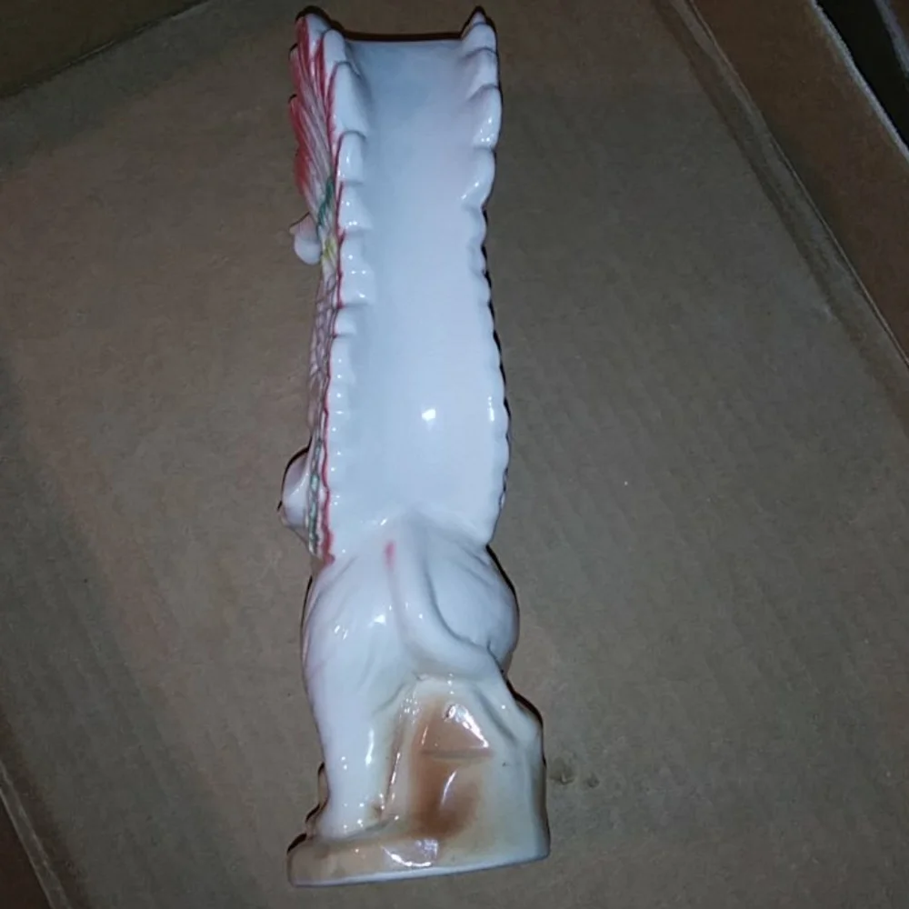 Vintage vase elephant with wings
